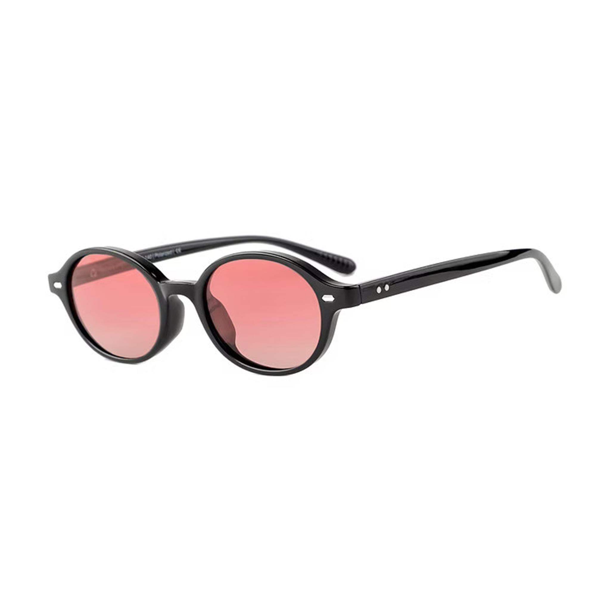 Lentes de sol modelo Bottle Chill en color negro con cristales polarizados rojos - Camalens PET Reciclado